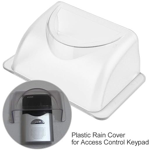 Cosiki Outdoor Electrical Outlet Cover, Plastic Sun Rain Cover Shell Doorbell Cover Outdoor Plug Cover Outdoor Outlet Covers Outlet Cover for Keypad Controller Rainproof Cover