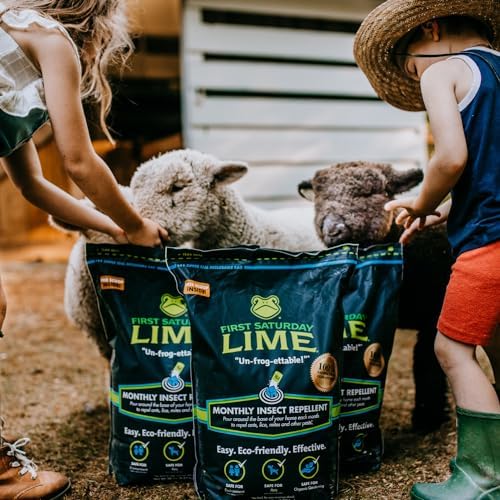 First Saturday Lime Insect Deterrent 5LB | Natural Repellent for Outdoors