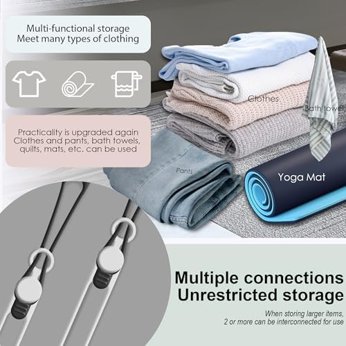 16Pcs Silicone Cable Ties, Cord Organizer Cable Management-2Sizes