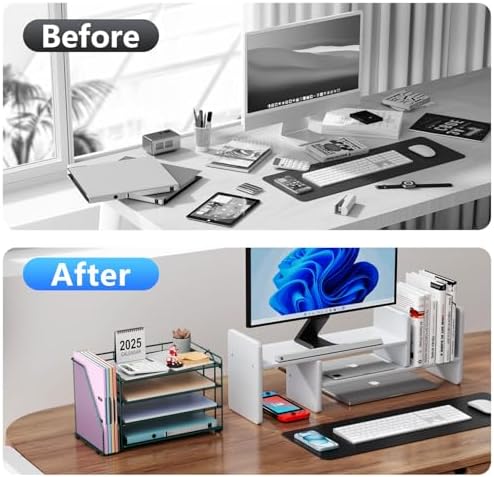 gianotter 4-Tier Paper Organizer With Magazine Holder