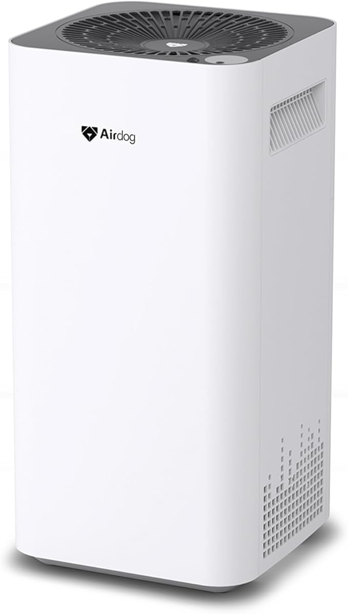 Airdog X3 Home Air Purifier with Washable Filter -TPA Technology - Up to 20X More Effective than HEPA, Smart Control,AQI Air Cleaner for Smoke, Allergies, Pet Dander, Odor Removal to 0.0146μm