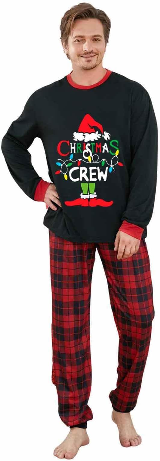 Christmas Pajamas for Family Matching Family Christmas Pajamas Set PJS Holiday Xmas Family Jammies Sleepwear