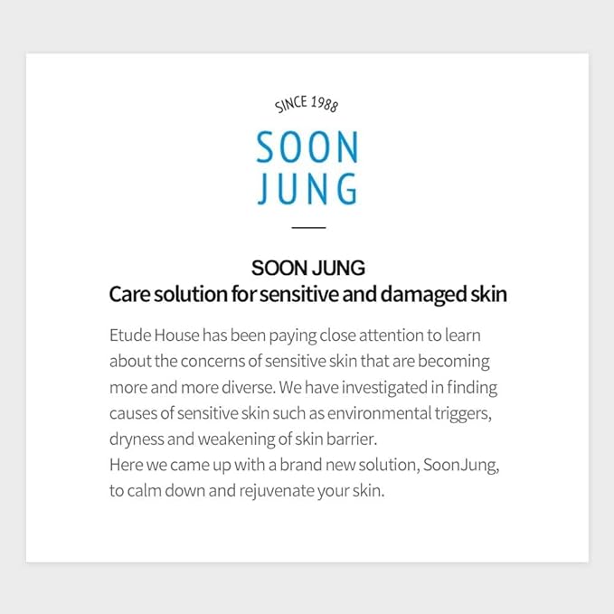 ETUDE SoonJung Hydro Barrier Cream Big Size 1+1 Set, Face Moisturizer for Sensitive Skin, 92.2% Hydrating Ingredients, Low pH Level 5.5, Dermatologically Tested, Korean Skin Care, Beauty (8.80 Fl Oz)