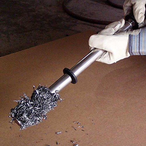 MAG-MATE MM1500EZ Mag-Maid Magnetic Pickup Tool, Strong Magnets, Quick Cleaning Retriever Tool, Powerful Rare Earth Magnets, Comfortable Grip, 15” Shaft Length, Weighs 1.25 lbs, Gray