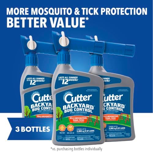 Cutter Backyard Bug Control Spray Concentrate 32 Oz, 3 Pack