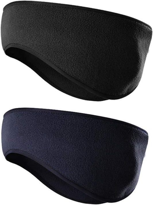 JOEYOUNG Fleece Ear Warmers for Men Women Kids - Winter Headband Ear Muffs Ear Covers for Cold Weather Running Cycling Ski