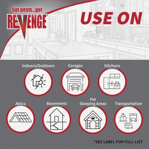 REVENGE House Guard Household Pest Control, 128 oz Ready-to-Use Spray, Long Lasting Protection for Indoors and Outdoors