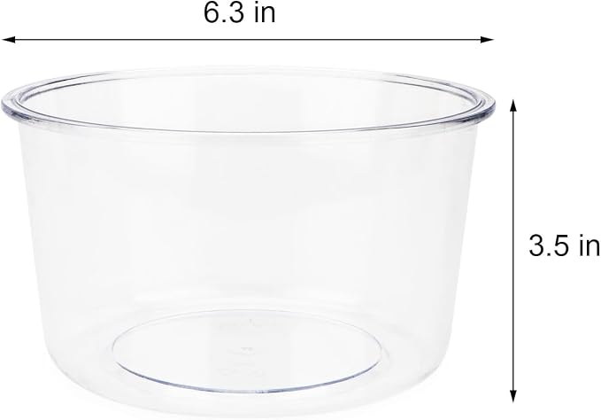 Wontee Hamster Sand Bath Sand Box Container Digging Hamster Bathroom for Hamsters Mice Syrian Hamsters Gerbils Small Animals (Circle- 6.3" x 3.5")