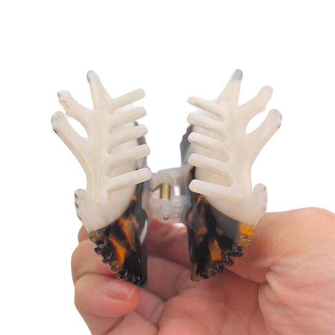 Autumn Hedgehog Shape Hair Claw Clip Glow in the Dark Animal Non-Slip Hair Accessories for Thin Medium Hair Women Girls