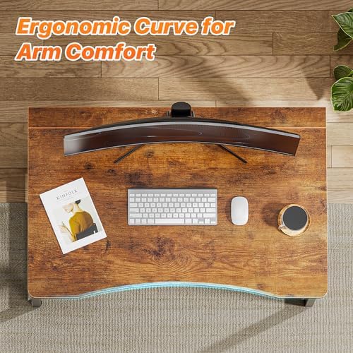 Huuger Folding Desk for Small Spaces, 31.5 Inch Foldable Computer Table