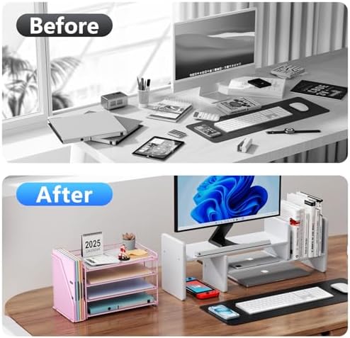 gianotter 4-Tier Paper Organizer With Magazine Holder