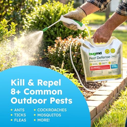 BugMD Pest Defense Pro Peppermint Oil Bug Spray and Mosquito Repellent