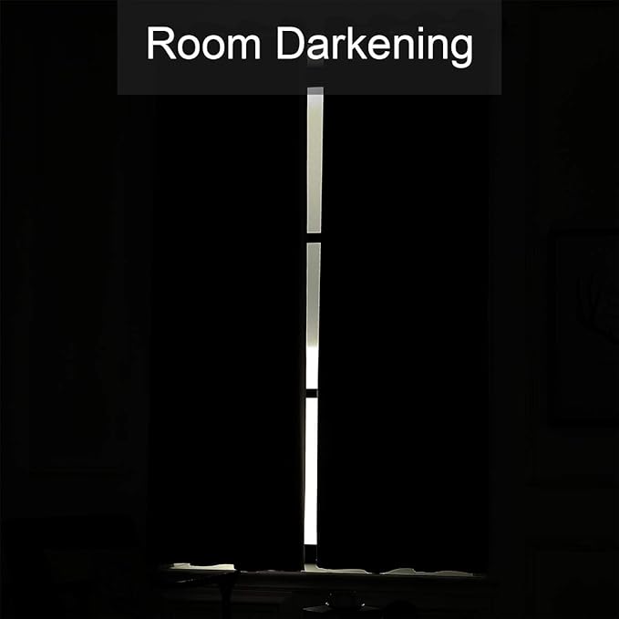 LA PALMA Thermal Insulated Blackout Darkening Grommet Living Room Curtains Window Drapes for Bedroom Pack of 2 Panels