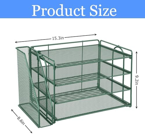 gianotter 4-Tier Paper Organizer With Magazine Holder