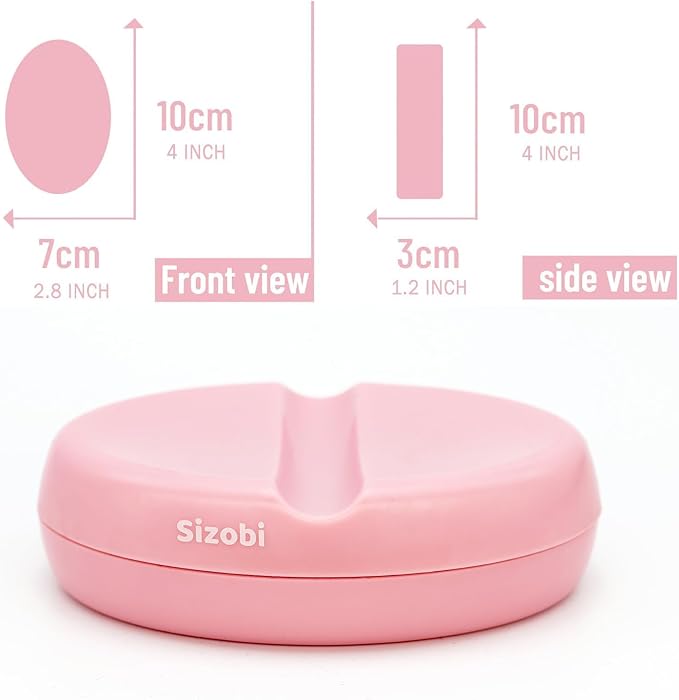 Sizobi Magnetic Bobby Pin Holder,Magnetic Pin Cushions for Sewing | (Pins Excluded) Securely Holds Metal Hair Clips & Paper Clip, Sewing Supplies,Needle Magnetic Quilting Pins Holder Organizer