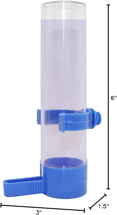 Water Silo - Water Cage Accessory - Sugar Gliders, Hedgehogs, Squirrels, Prairie Dogs, Degus, Opossums, Marmosets, Monkeys, Parrots, Birds, Rats & Other Small Pets