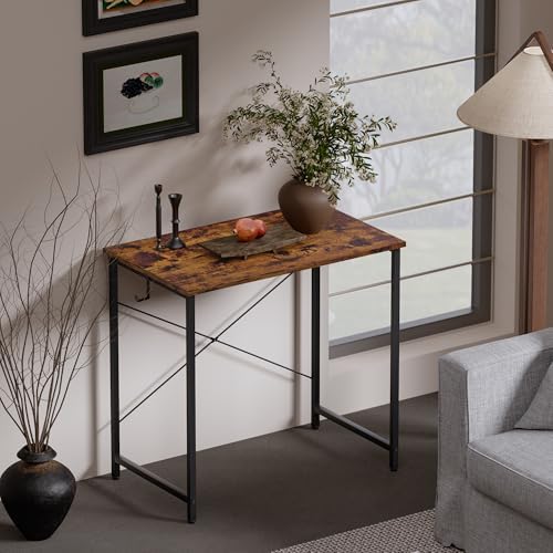 Pamray 23 Inch Computer Desk for Small Spaces, Home Office Work Desk with Headphone Hook, Small Office Desk Study Writing Table