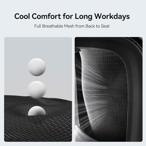 SIHOO B100 SE Ergonomic Mesh Office Chair, Desk Chair with Lumbar Support