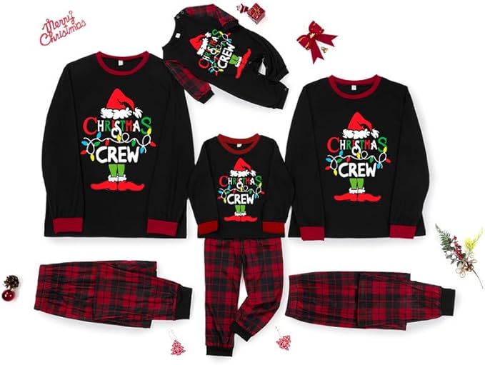 2024 Family Matching Pajamas Sets - Christmas Pjs Sleepwear Outfits for Holiday & Xmas Party