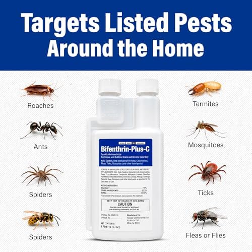 Bifenthrin Plus-C Insecticide, 16 oz, Roach Killer
