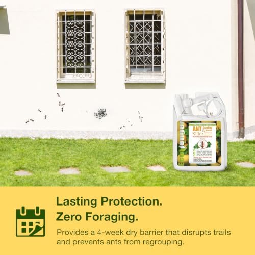EcoVenger® Ant Killer & Nest Treatment (32 OZ), Fast Kills House Ants, Fire Ants, Lasting Repellency, Safe for Children & Pets