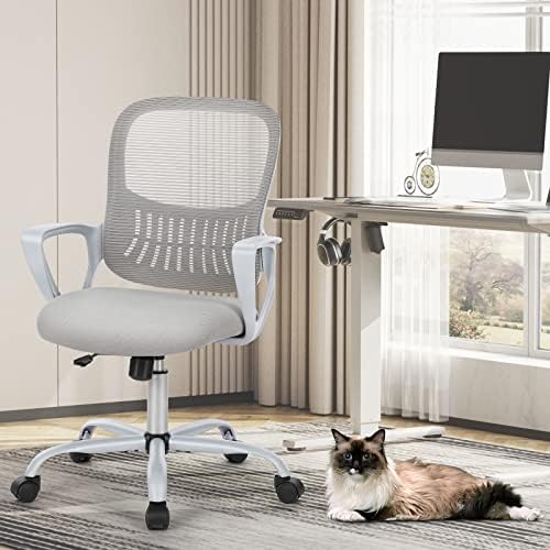 Sweetcrispy Ergonomic Office Desk Chair, Executive Mesh Computer Chair