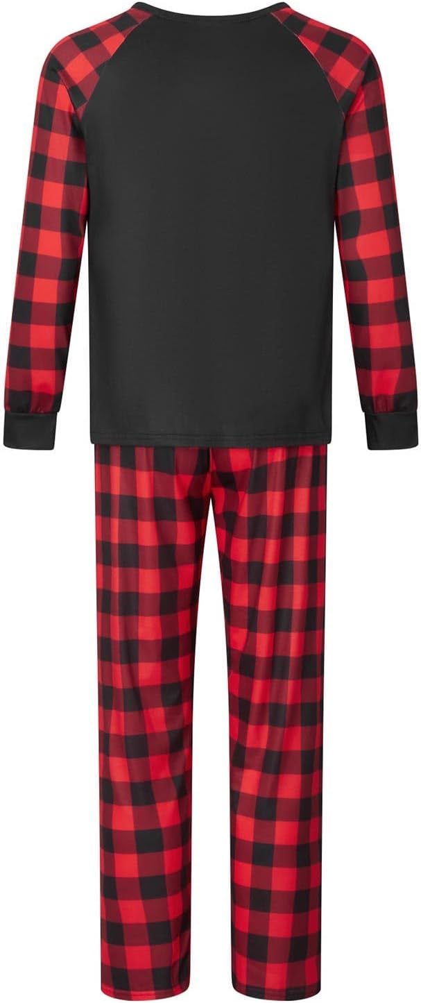 Matching Family Christmas Pajamas Set Elk/Tree/Plaid Holiday Sleepwear Xmas Family Jammies