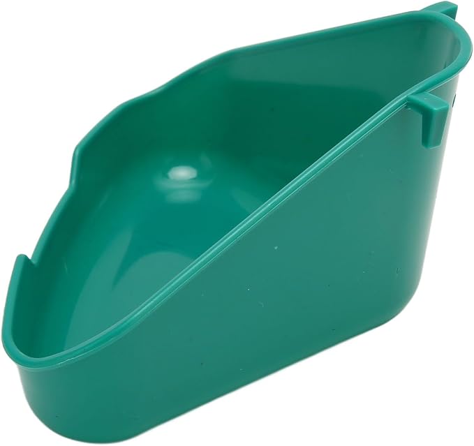 Corner Litter Pan, Pet Toilet for Small Animals with Fixing Accessories for Cage, Odorless Plastic Bunny Litter Box for Rabbits Ferrets Guinea Pigs Rats Chinchilla (S)