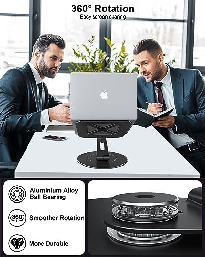 LOXP Ultra-Stable Laptop Stand for Desk with Larger Base