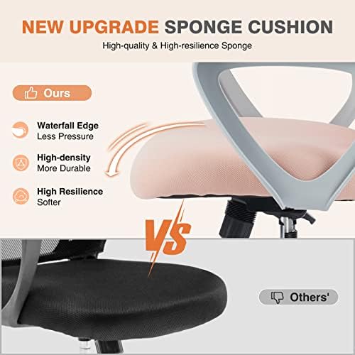 Sweetcrispy Ergonomic Home Office Desk Chair, Managerial Executive Chair