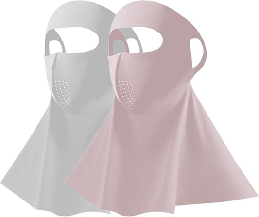 PROUDDEMON Summer Sun Protection Women Face Neck Shield Cover, Sun UV Protection Men Face Neck Bandana
