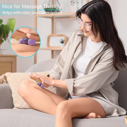 luckdoor Silicone Magnetic Balls Fidget Toys for Adults & Teens,4PCS Stress Relief Sensory Toys for Autism ADHD Anxiety,Fun Textures Gadgets,Office Desk Toy,Stocking Stuffer for Men Women Teen Gift