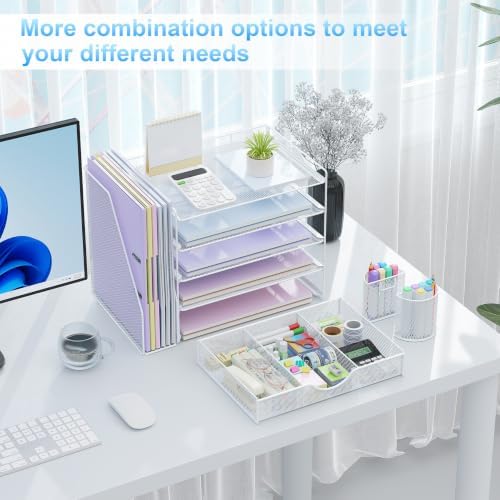 gianotter 5-Tier Desk Organizer with Drawers and File Holders