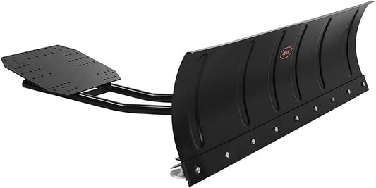 VEVOR Snow Plow Kit, 60in Universal Snow Plow Attachment, Height & Left-Right Adjustable, Quick to Detach, Steel ATV Scrape Blade, 3 Mount Options, Efficient Snows Clearing, for Most ATVs & UTVs