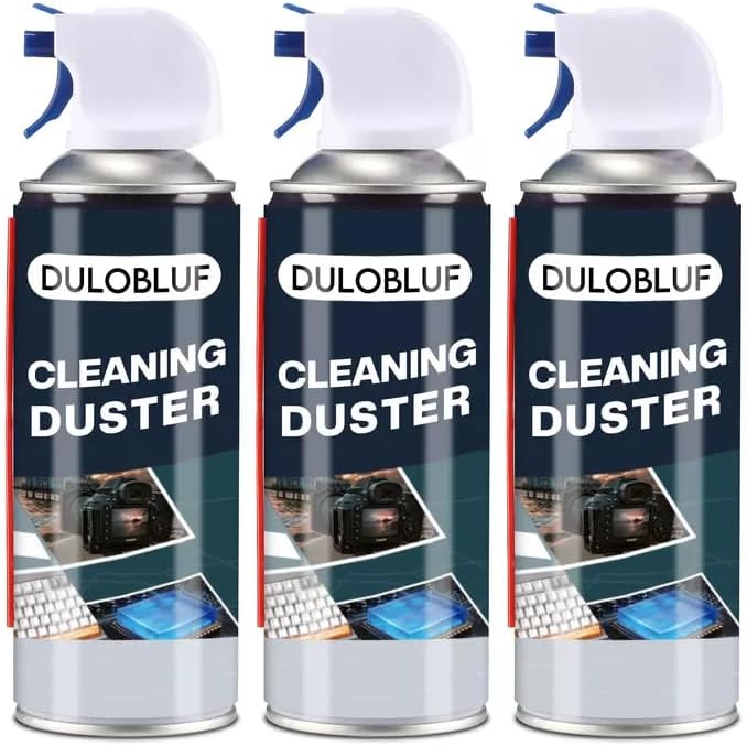 Compressed Air Duster : Air Duster for PC Cleaning - Computer Air Duster Blower for Laptop - Reusable Car Dusters Airduster