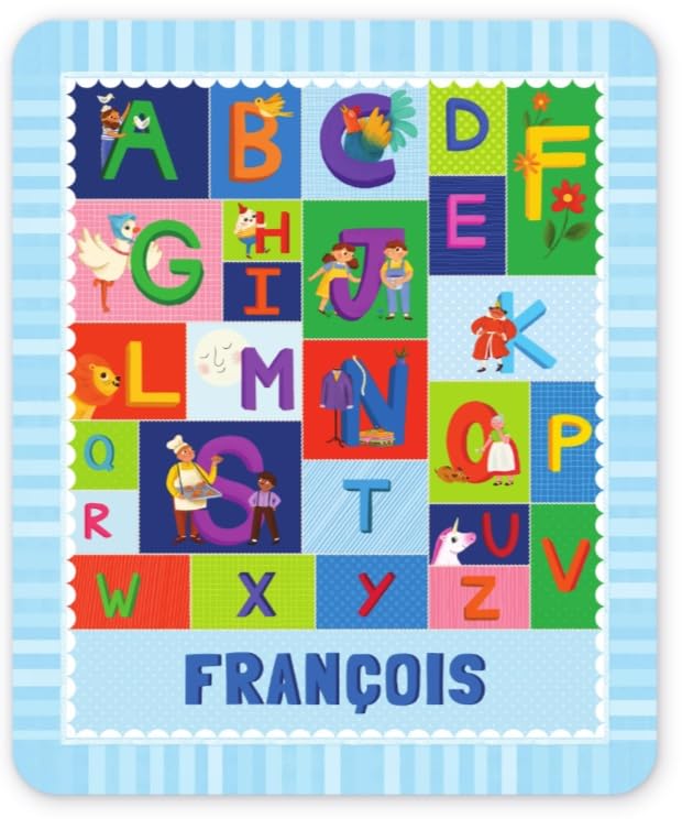 I See Me! Personalized Blanket - Name Blanket - Christening Gift - Baptism Gift - Custom Baby, Newborn, Sherpa Throw Blanket