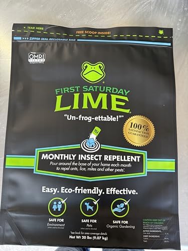 First Saturday Lime Deterrent 5LB | Natural Deterrent for Outdoors, 2 Pack
