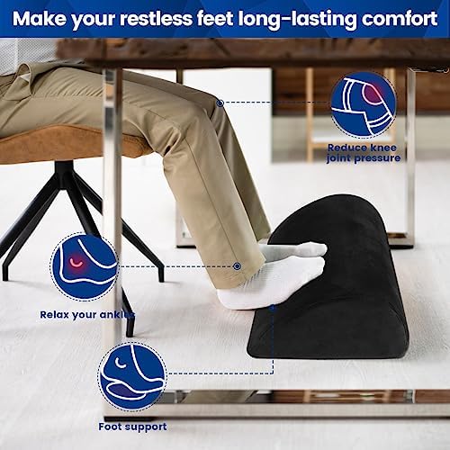 Foot Rest for Under Desk at Work, Foot Stool for Office, Footrest, Black
