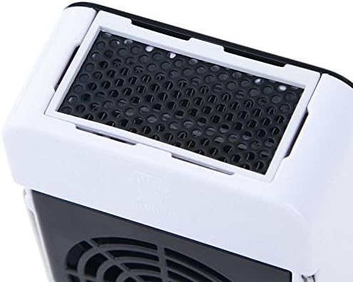 Safety Energy-saving Heater Mini Portable Room Office Desktop Electric Fan Heater Air Warmer Black