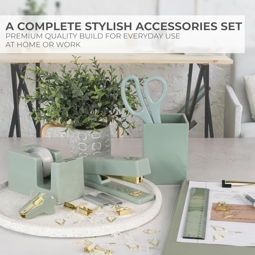 Aesthetic Desk Accessories Set for Women - A Complete Office Organizer Set