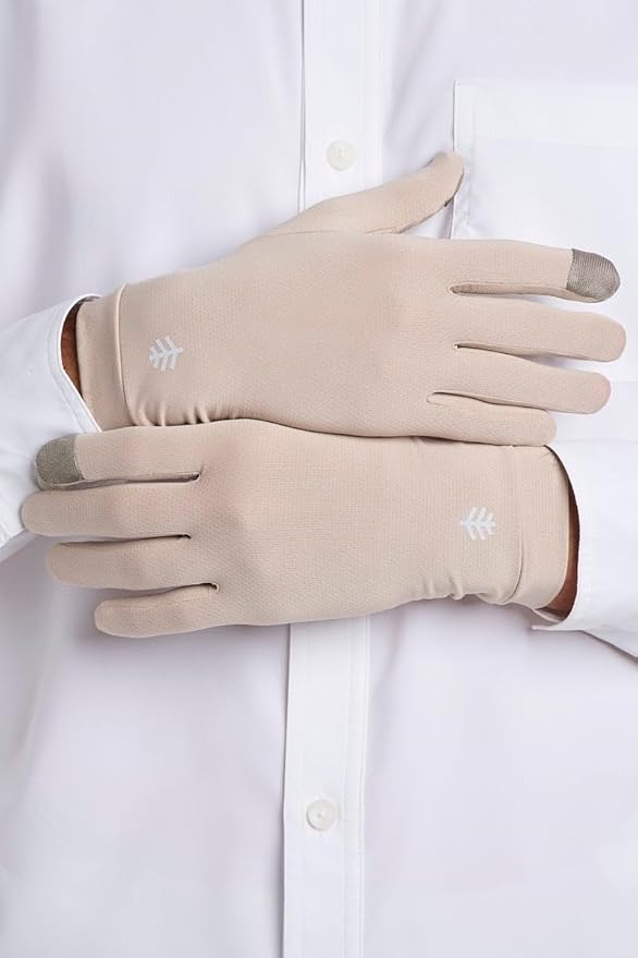 Coolibar Full Finger UV Sun Gloves - UPF 50+ Sun Protection - Gannett