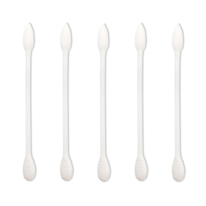 900pcs Precision Cotton Swabs, Pointed&Flattened Tip Cosmetic Applicators