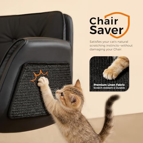 amseatec Criss Cross Office Chair, Swivel Makeup Vanity Chair with Wheels