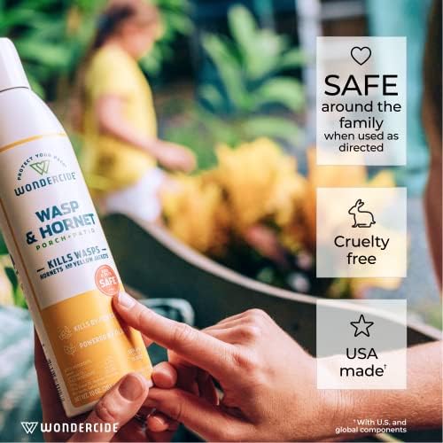Wondercide - Wasp and Hornet Killer Aerosol Spray - 10 oz - 2 Pack