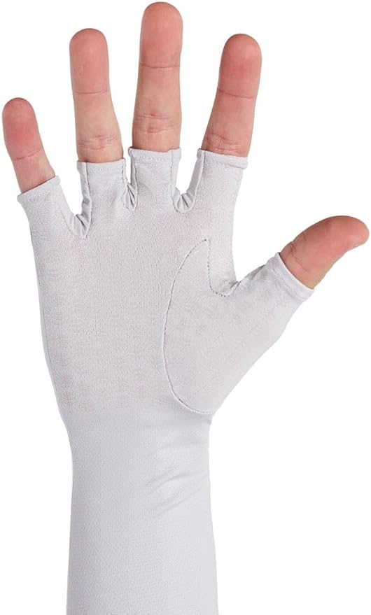 Coolibar Long Full Finger UV Sun Gloves - UPF 50+ Sun Protection - Culebra