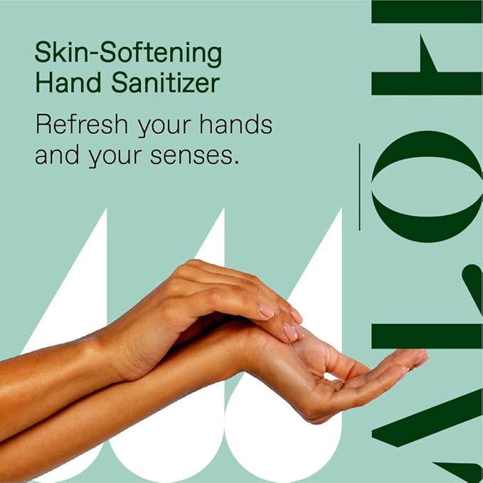 ALOH Hand Sanitizer Spray Liquid 3-pack | Lemongrass | 70% Alcohol Hydrating Hand Sanitizer Spray with Essential Oil, for Kids & Adults | 2oz Travel Size Bottle