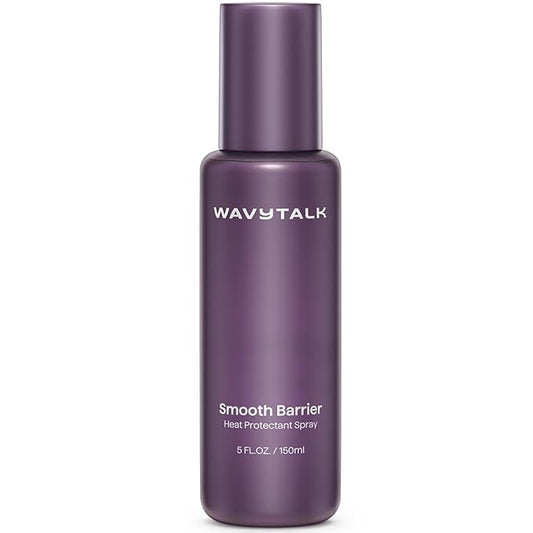 wavytalk Smooth Barrier Heat Protectant Spray for Hair, Thermal Protection Spray for All Hair Tools to Smooth&Hydrate, Up to 450℉ Protection, Damage Repair&Frizz Control, Lightweight Formula, 5 Fl Oz