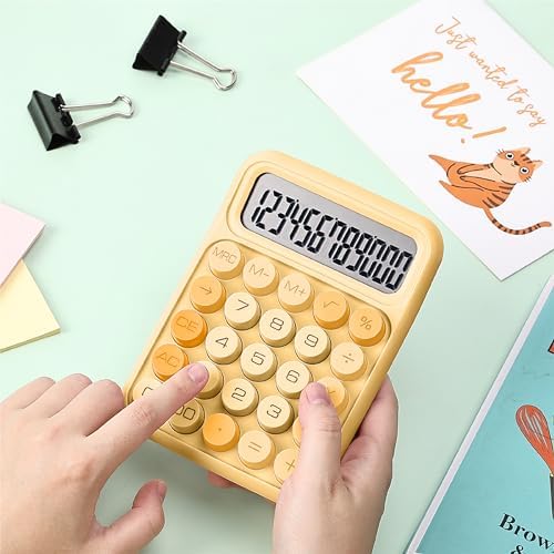 Mr. Pen- Mechanical Switch Calculator, 12 Digit Large LCD Display