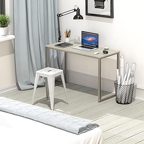 SHW Mission 32-Inch Home Office Computer Desk, Maple