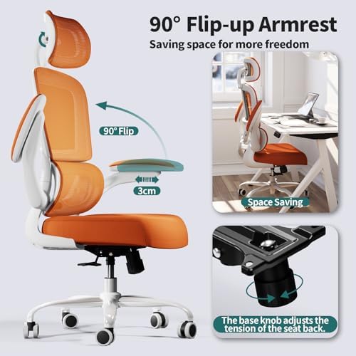 TRALT Office Chair Ergonomic Desk Chair - Gaming Chair with Lumbar Support